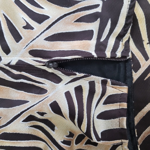 Diana Marco Sheer Animal Print Skirt #59 - Picture 3 of 6